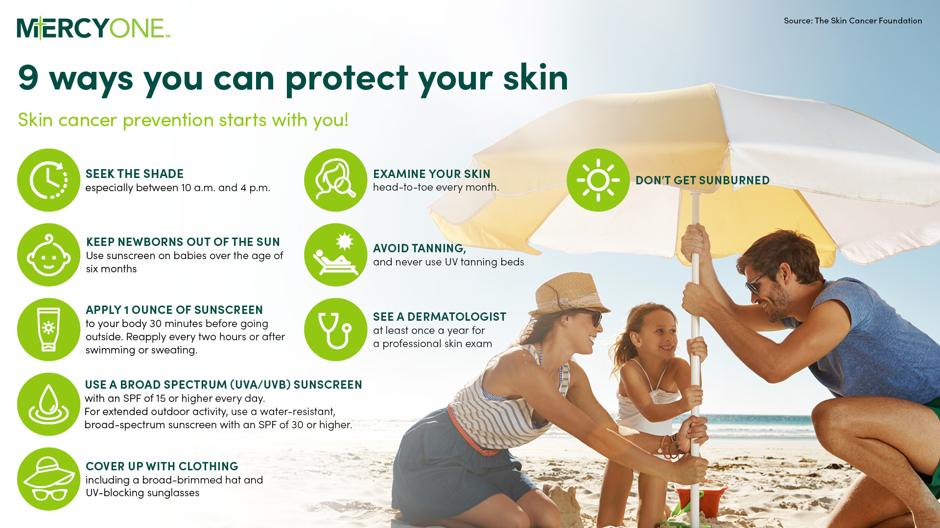 Protect your skin in the sun